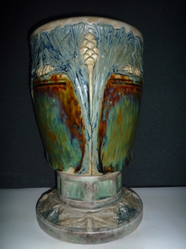 Vase aux épis, Ecole de Nancy<br/>H: 40cm, valeur 15000