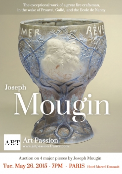 Exceptional auction on  Joseph Mougin works Paris - May 26th 2015